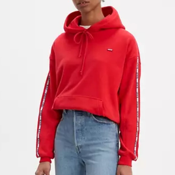 Levi's Tops - Levi’s Sleeve Tape Unbasic Hoodie